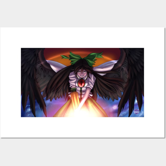 Utsuho Charged Wall Art by zeocloud